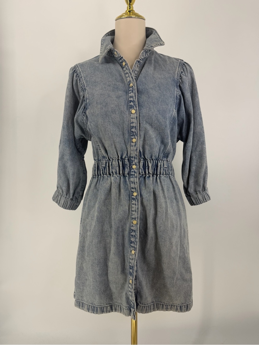All saints, Osa Denim Mini Dress, Size 4